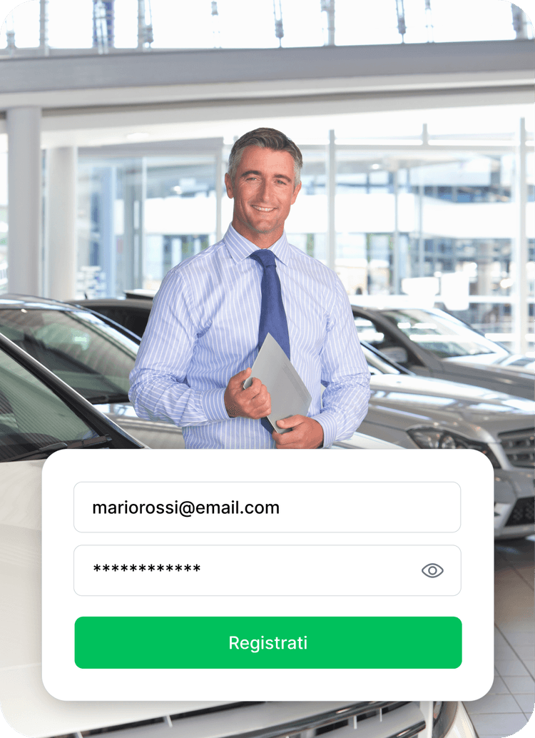 Form di registrazione noleggiatore su Siva24