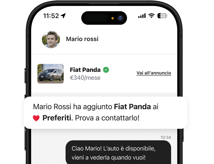 Chat con cliente interessato